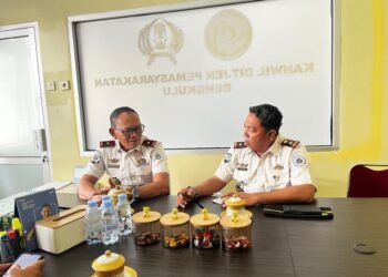 Koordinasi Strategis Kepala Lapas Kelas IIB Arga Makmur bersama Kepala Kantor Wilayah Direktorat Jenderal Pemasyarakatan Bengkulu 1 IMG 20260615 WA0090