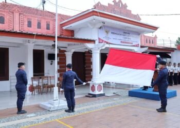 Semangat Kebhinekaan, Lapas Mojokerto Gelar Upacara Hari Lahir Pancasila 5 WhatsApp Image 2026 06 01 at 08.08.47