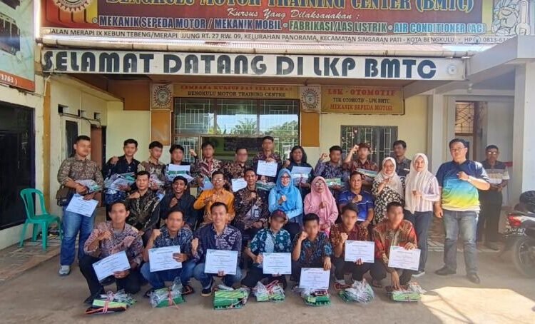 Lapas Bengkulu, Warga Binaan Pemasyarakatan, Pelatihan Montir Sepeda Motor, Disnaker Kota Bengkulu, BMTC Bengkulu, Pembinaan Kemandirian