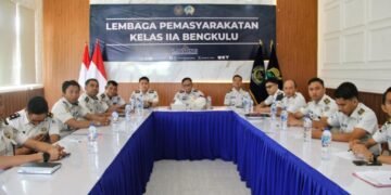Lapas Bengkulu, Kalapas Bengkulu, Julianto Budhi Prasetyono, ANEV Semester I 2026, Evaluasi Kinerja, Capaian Kinerja Lapas, Pemasyarakatan