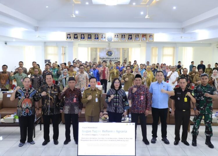 Perkuat Sinergi Lintas Sektor, Kanwil BPN Provinsi Lampung Gelar Rakor Penyelenggaraan Reforma Agraria 2026 6 WhatsApp Image 2026 06 09 at 17.33.24 1