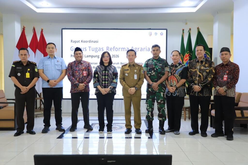Perkuat Sinergi Lintas Sektor, Kanwil BPN Provinsi Lampung Gelar Rakor Penyelenggaraan Reforma Agraria 2026 7 WhatsApp Image 2026 06 09 at 17.33.24