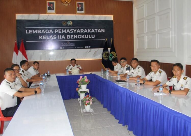 Lapas Bengkulu Perkuat Komitmen Ketahanan Pangan Melalui FGD Pemanfaatan Lahan Produktif 5 Lapas Bengkulu, Ketahanan Pangan, Pemanfaatan Lahan Idle, FGD Ketahanan Pangan, Kementerian Imigrasi dan Pemasyarakatan, Kalapas Bengkulu, Julianto Budhi Prasetyono, Asta Cita Presiden, Program Ketahanan Pangan Nasional, Pemasyarakatan PASTI Bermanfaat