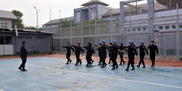 Lapas Bengkulu, Kalapas Bengkulu, Julianto Budhi Prasetyono, Pekan Disiplin, Disiplin Pegawai, LKBB, Latihan Baris Berbaris, Pemeriksaan Kerapian