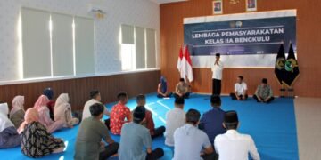 Lapas Bengkulu, Lapas Kelas IIA Bengkulu, Pengajian Rutin, Pembinaan Kepribadian ASN, ASN Pemasyarakatan, Ustadz Jaliludin