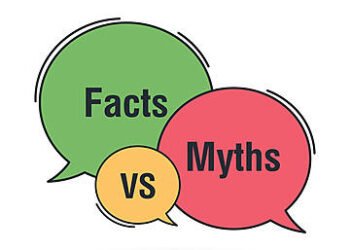 pngtree myths vs facts badge concept vector illustration fiction misleading fabrication vector png image 50512620