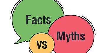 pngtree myths vs facts badge concept vector illustration fiction misleading fabrication vector png image 50512620