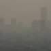 Kondisi kabut polusi di Jakarta