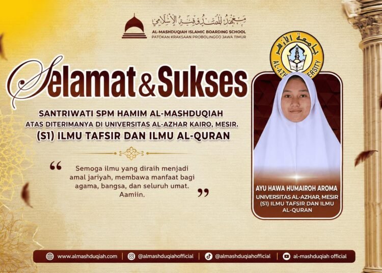 Hantarkan Lulusan ke Universitas Al-Azhar Mesir, PP Al-Mashduqiah Kraksaan Pertegas Mutu Kurikulum Berkelas Internasional 5 1002462760