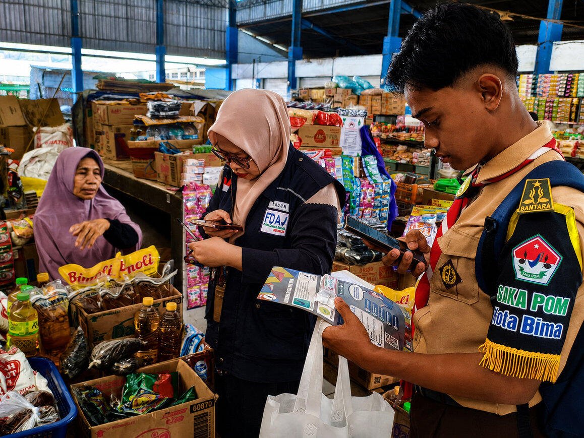 Anggota Saka POM Ambil Peran Dalam Pengawasan Keamanan Pangan
