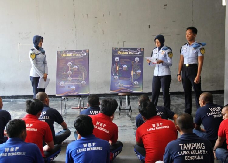 Lapas Bengkulu Bekali Warga Binaan Baru dengan Pemahaman Hak Remisi dan Integrasi 5 Lapas Bengkulu, Lapas Kelas IIA Bengkulu, Kanwil Ditjenpas Bengkulu, Direktorat Jenderal Pemasyarakatan, Kementerian Imigrasi dan Pemasyarakatan, Poltekimipas