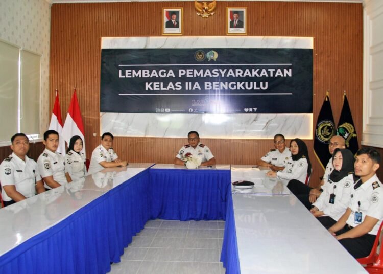 Lapas Bengkulu Tingkatkan Integritas Lewat Sosialisasi Pencegahan Fraud dan BMN 5 Lapas Bengkulu Lapas Kelas IIA Bengkulu Pemasyarakatan Kementerian Imigrasi dan Pemasyarakatan