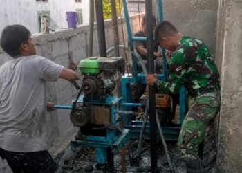 TMMD ke-129 Kodim 0601/Pandeglang Mulai Bangun Sumur Bor untuk Penuhi Kebutuhan Air Bersih Warga Patia 1 Pembangunan Sumur Bor TMMD ke-129 Kodim 0601/Pandeglang Dimulai, Warga Desa Pasirgadung Segera Nikmati Air Bersih