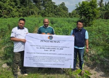 Panitia A Kantor Pertanahan Kabupaten Lampung Selatan Laksanakan Pemeriksaan Lapangan Permohonan Hak Milik 7 WhatsApp Image 2026 07 24 at 11.42.27