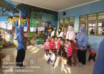 Rayakan Hari Pramuka Bersama KB Nurul Wijaya, Mahasiswa KKN UPGRIS Bangkitkan Semangat Nasionalisme 7 Kelompok 34 KKN Tematik UPGRIS