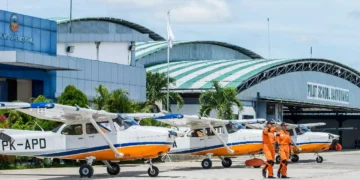 Taruna API Banyuwangi Persiapan Terbang di Apron