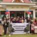 Pengabdian Kukerta Berdampak UNRI Desa Petani, Kecamatan Bunut Dukung Program Daun Kelor Bupati Pelalawan melalui Puding Daun Kelor sebagai Pencegahan Stunting 14 Dokumentasi bersama kader posyandu, balita, dan ibu balita