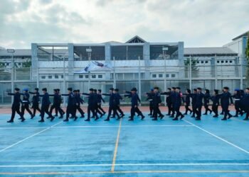 Lapas Bengkulu, Lapas Kelas IIA Bengkulu, Pemasyarakatan, Ditjen Pemasyarakatan, Kemenimipas, Pekan Disiplin, Apel Pagi, PBB, Baris Berbaris