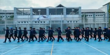 Lapas Bengkulu, Lapas Kelas IIA Bengkulu, Pemasyarakatan, Ditjen Pemasyarakatan, Kemenimipas, Pekan Disiplin, Apel Pagi, PBB, Baris Berbaris