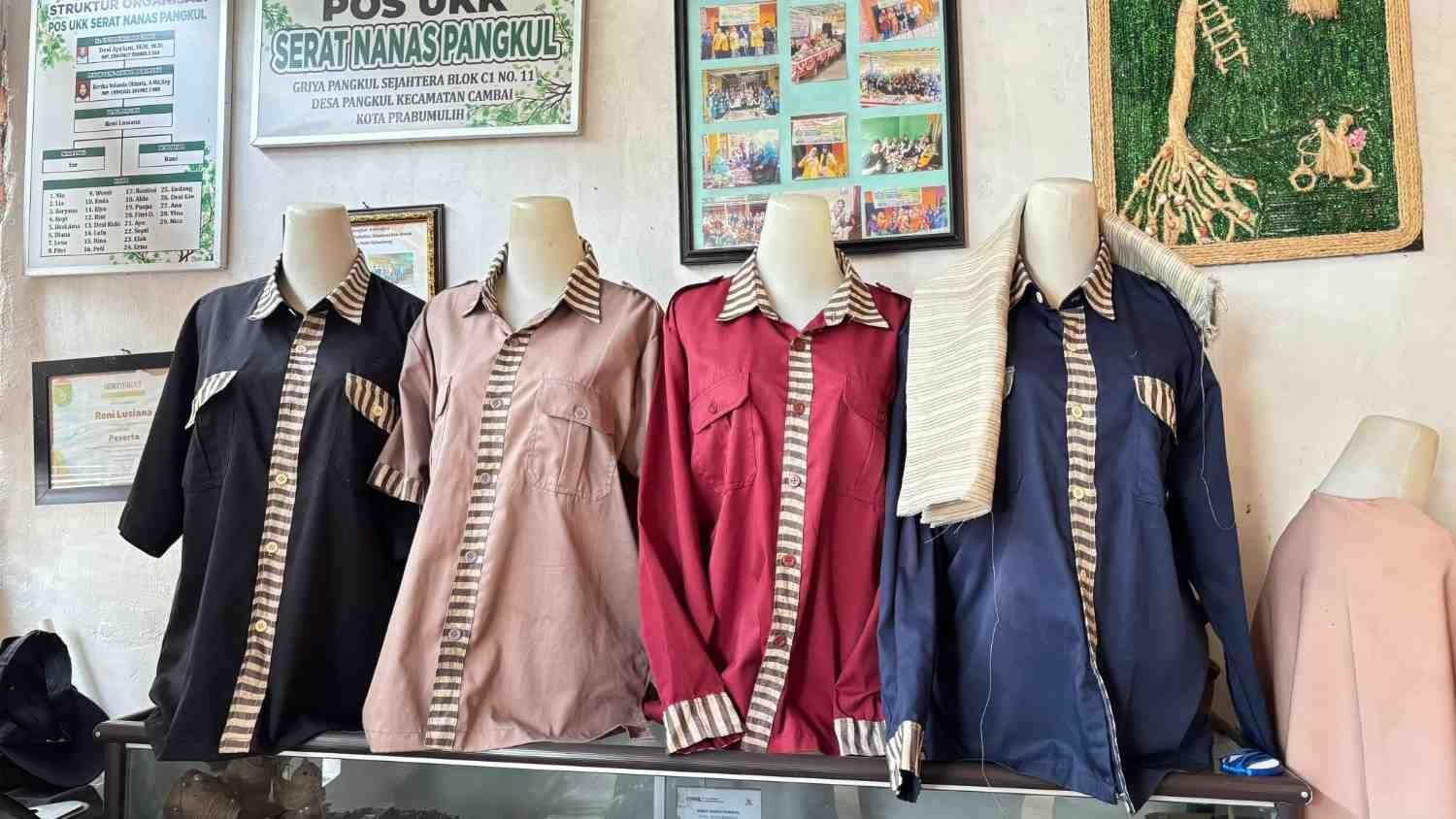 Mahasiswa KKN UIN Raden Fatah Palembang Kunjungi Pos UKK Serat Nanas Pangkul, Pelajari Inovasi Pengolahan Serat Daun Nanas 6 Contoh hasil produk kerajinan serat daun nanas