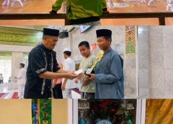 Julian Fareza menunjukkan medali perak yang diraihnya pada ajang Sirkuit FORKI Riau 2026. Dukungan keluarga dan kedisiplinan berlatih di Club Baterai C menjadi kunci sukses atlet muda ini.