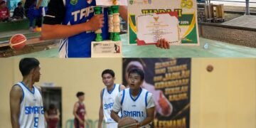Albrianega Fanrio Tama Siswanto siap menghadapi tantangan baru dan mengukir prestasi bersama tim basket putra SMAN 2 Sangatta Utara, Kalimantan Timur.