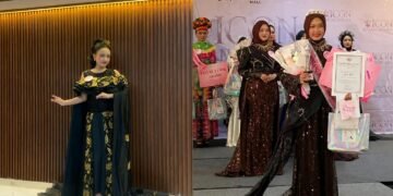 Potret Raden Roro Bening tampil anggun dalam balutan busana daerah sebagai wujud kebanggaannya terhadap kekayaan budaya Indonesia.
