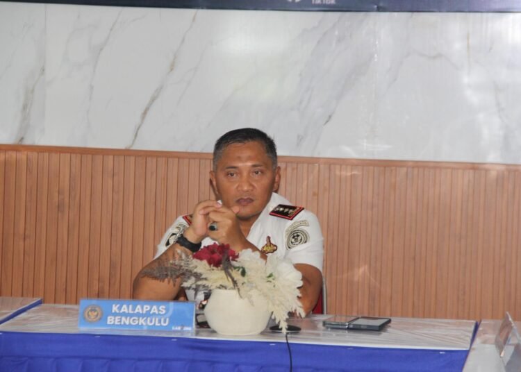 Evaluasi Semester II 2026, Kalapas Bengkulu Perkuat Sinergi Pejabat Struktural 5 Lapas Bengkulu, Lapas Kelas IIA Bengkulu, Kalapas Bengkulu, Julianto Budhi Prasetyono, Rapat Internal, Evaluasi Kinerja, Pejabat Struktural