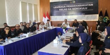 Lapas Bengkulu, Ditjenpas Bengkulu, Kanwil Ditjenpas Bengkulu, Tonny Nainggolan, Julianto Budhi Prasetyono, Kepala UPT Pemasyarakatan, Gladi HUT RI, HUT RI ke-81