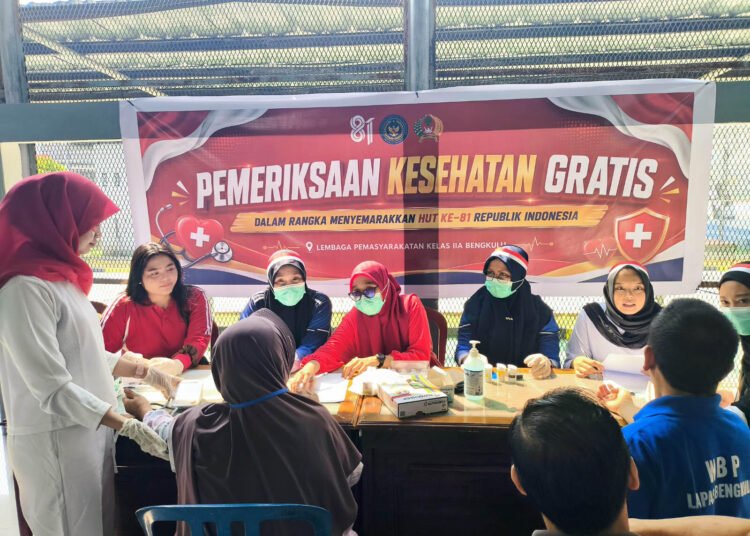Lapas Bengkulu, Lembaga Pemasyarakatan Kelas IIA Bengkulu, pemeriksaan kesehatan gratis, kesehatan warga binaan