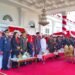 Kasi ADM Kamtib Lapas Bengkulu Supian Natalis menghadiri Upacara HUT ke-81 RI di Pendopo Merah Putih, Senin (17/8/2026). Doc. Humas