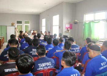 34 Warga Binaan Lapas Bengkulu Ikuti Sidang TPP untuk Pembebasan Bersyarat 2 Lapas Bengkulu, Lapas Kelas IIA Bengkulu, Sidang TPP, Tim Pengamat Pemasyarakatan, Pembebasan Bersyarat, PB, warga binaan, hak integrasi