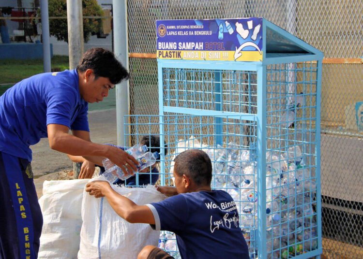 Lapas Bengkulu, Lembaga Pemasyarakatan, Pemasyarakatan, Ditjenpas, Kementerian Imigrasi dan Pemasyarakatan, pengelolaan sampah, pemilahan sampah