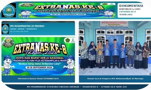 "Berdaya Saing Global, Berkarakter Lokal": MTs Muhammadiyah 20 Menongo & Kemenag Lamongan Dukung Penuh Kesuksesan EXTRANAS 2026 sebagai Momentum Kebangkitan Madrasah Keterampilan 7 1789198641233