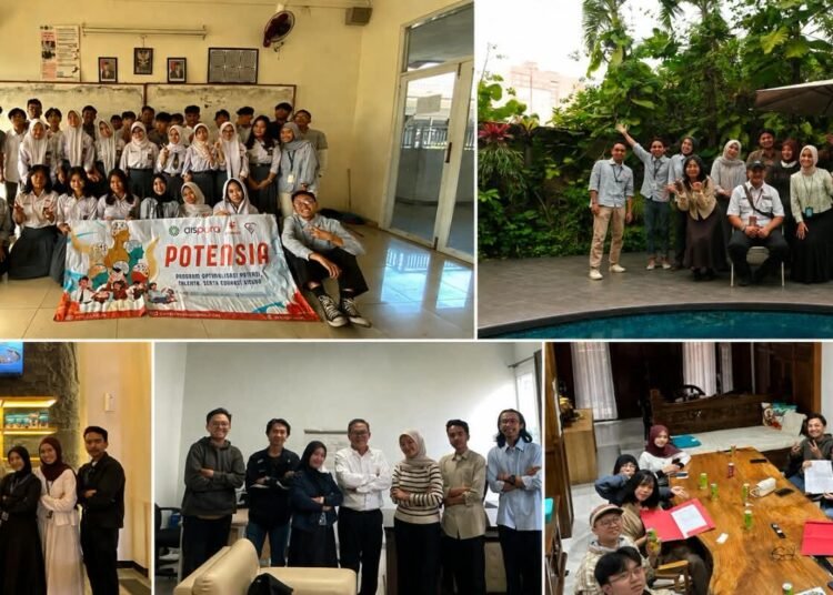 Kolaborasi CEMPOR Dispora Kota Bandung & Inisiasi KKN Catalys Dorong Pemuda Berkarya Cetak Buku 5 Suasana kolaborasi antara peserta program CEMPOR Dispora Kota Bandung bersama tim KKN Catalys UIN Bandung dan tokoh inspiratif dalam proses penggalian data untuk penyusunan buku di GT KAREES, Juli 2026.