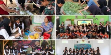 Sinergi antara mahasiswa KKN Sisdamas Kelompok 35 dan masyarakat Desa Bojongmekar dalam berbagai macam program pemberdayaan lokal guna meningkatkan taraf hidup desa