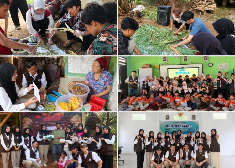 Sinergi antara mahasiswa KKN Sisdamas Kelompok 35 dan masyarakat Desa Bojongmekar dalam berbagai macam program pemberdayaan lokal guna meningkatkan taraf hidup desa