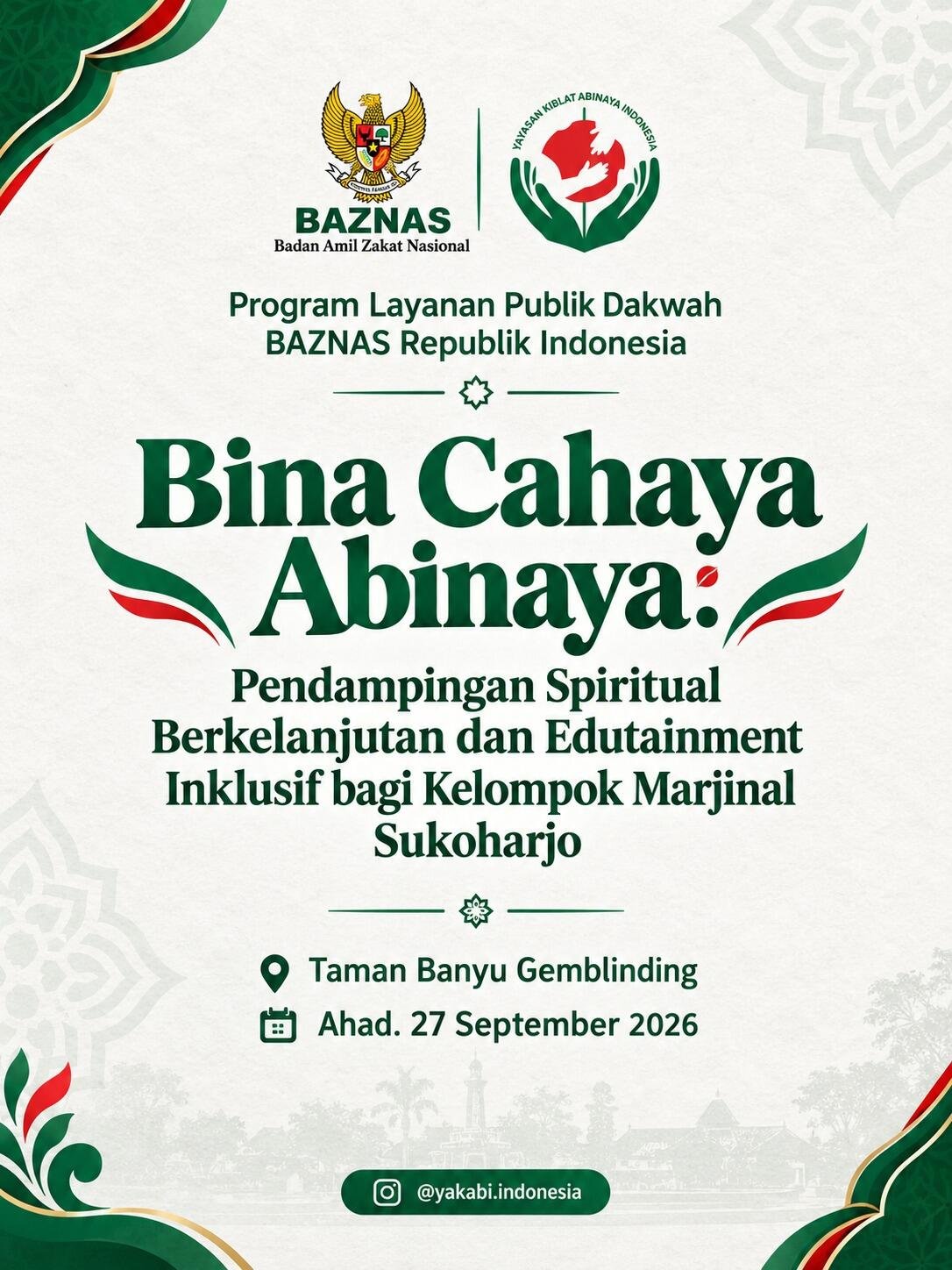 Dakwah Lewat Jalur Seni: BAZNAS RI dan Yayasan Kiblat Abinaya Siapkan Ruang Berekspresi untuk 50 Penyandang Disabilitas dan Anak Jalanan Sukoharjo 7 IMG 20260923 WA0008