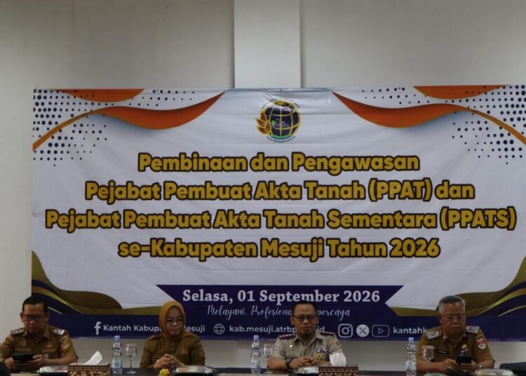 Kantor Pertanahan Kabupaten Mesuji Gelar Pembinaan dan Pengawasan PPAT DAN PPATS 6 WhatsApp Image 2026 09 02 at 09.28.45