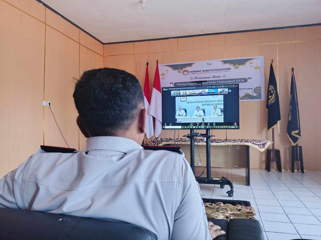 Optimalkan Pelayanan Publik, Jajaran Lapas Ternate Ikuti Pemaparan Hasil Evaluasi Layanan Integrasi 7 WhatsApp Image 2026 09 02 at 12.16.10