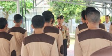 Lapas Bengkulu, Warga Binaan, Pembinaan Kepribadian, Pramuka, Kepramukaan, Kwarcab 0704, Bengkulu, Pemasyarakatan, Pembinaan WBP, Kedisiplinan