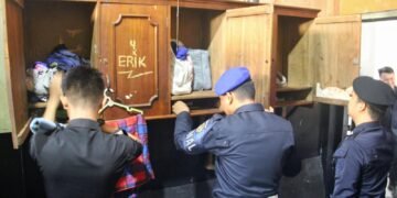 Lapas Bengkulu, Lapas Kelas IIA Bengkulu, razia lapas, razia insidental, keamanan lapas, Pekan Disiplin, Blok E Lapas Bengkulu