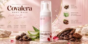 Produk "Covalera", sabun foam untuk kulit sensitif