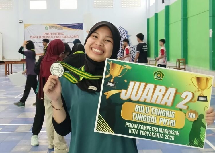 Terinspirasi Ginting, Aghnya, Murid MAN 1 Yogyakarta Juara 2 di Pekan Kompetisi Madrasah 6 WhatsApp Image 2026 09 11 at 1.53.54 PM