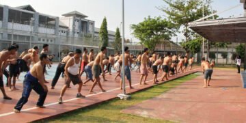 Lapas Bengkulu, Lembaga Pemasyarakatan, Warga Binaan, Senam Sehat, Hidup Sehat, Kesehatan Warga Binaan, Pembinaan Warga Binaan