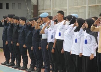 Hari Kesadaran Nasional, Lapas Bengkulu Dorong Disiplin dan Semangat Pengabdian 1 Lapas Bengkulu, Hari Kesadaran Nasional, upacara Hari Kesadaran Nasional, WBP, warga binaan, pembinaan kepribadian, pembinaan kepramukaan, Pramuka WBP