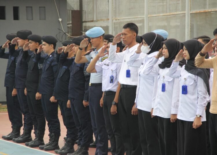 Hari Kesadaran Nasional, Lapas Bengkulu Dorong Disiplin dan Semangat Pengabdian 5 Lapas Bengkulu, Hari Kesadaran Nasional, upacara Hari Kesadaran Nasional, WBP, warga binaan, pembinaan kepribadian, pembinaan kepramukaan, Pramuka WBP