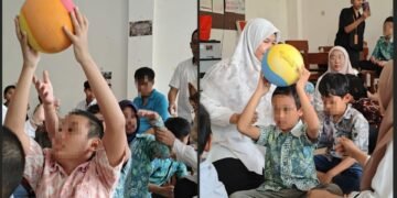 potret kegiatan play sensory di kelas