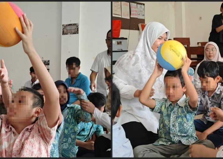 Serunya Sensory Play Tiap Rabu di SLB Autisma Dian Amanah: Keterlibatan Mahasiswa PK UNY 5 potret kegiatan play sensory di kelas