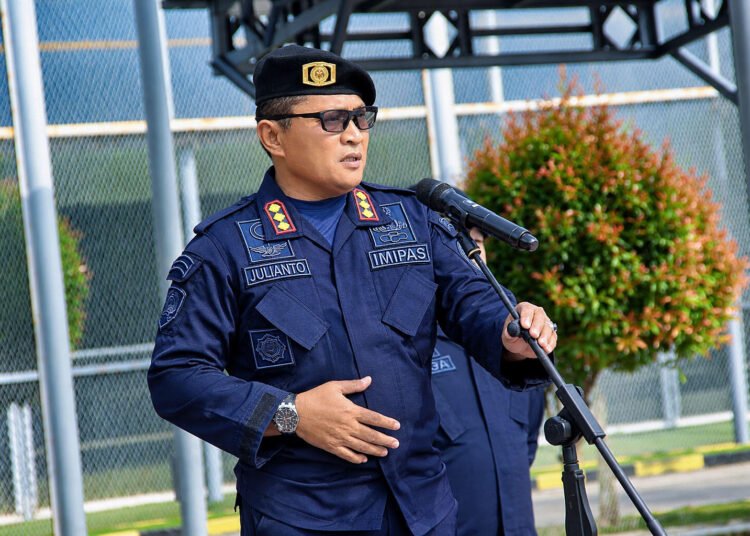 Apel Pekan Disiplin Lapas Bengkulu, Kalapas Cek Kesiapan dan Kelengkapan Jajaran 5 Lapas Bengkulu, Lembaga Pemasyarakatan, Apel Pekan Disiplin, Disiplin Pegawai, Pemasyarakatan, Kementerian Imigrasi dan Pemasyarakatan, Bengkulu, Julianto Budhi Prasetyono